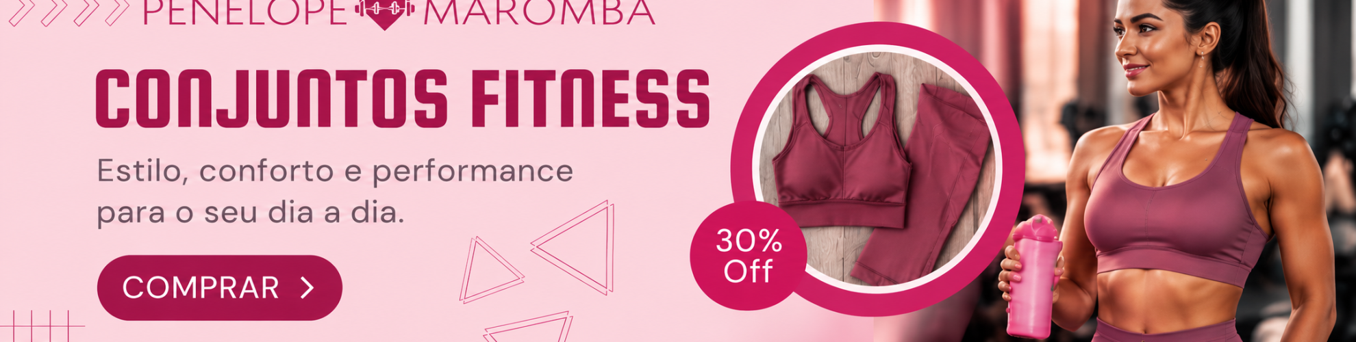 Banner Fitness Penélope Maromba